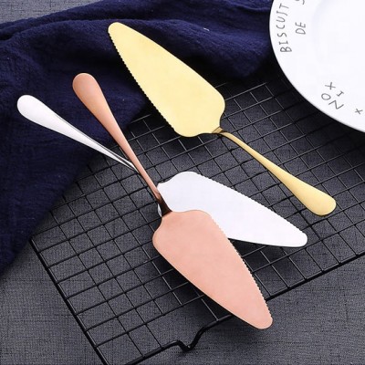 Gold Rose Gold Multicolor Cake Knife Stainless Steel Cake Server