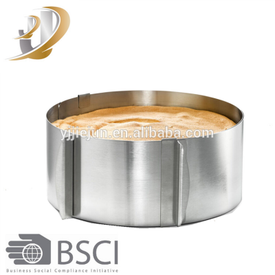 Stainless Steel Adjustable Baking tools Round Cake Ring Stainless steel Mousse Cake Mold